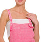 Zenana Woven Double Gauze Acid Washed Romper - Farnelli