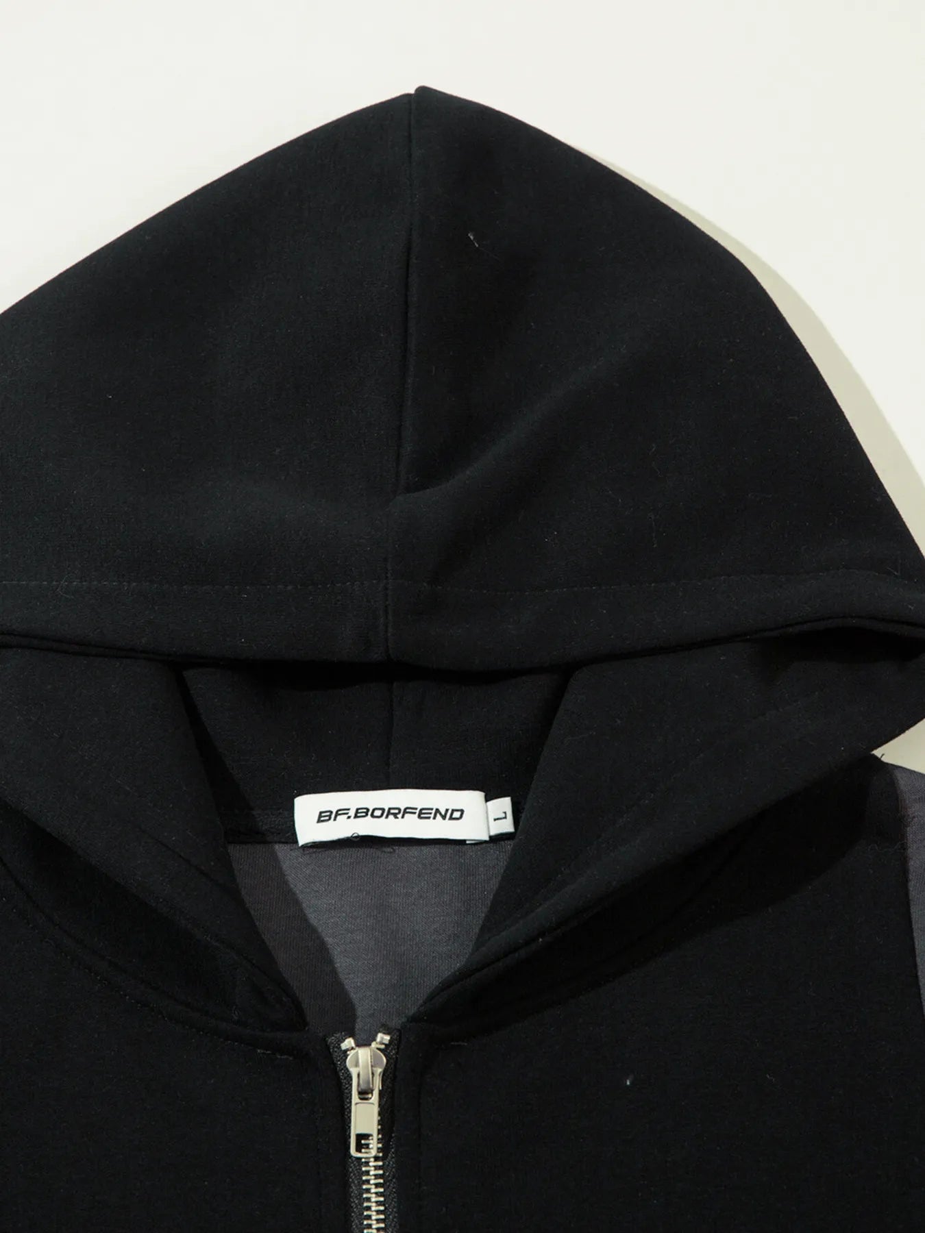 Men's Color Block Letter Graphic Zip-Up Hoodie - Farnelli