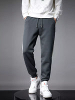 Men's Side Striped Drawstring Joggers - Farnelli