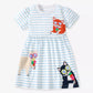 Children's Cartoon Animal Casual Dress - Farnelli