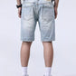 Men's Distressed Denim Shorts - Farnelli