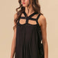 BiBi Rayon Span Jersey Cut Out with Straps Detailed - Farnelli