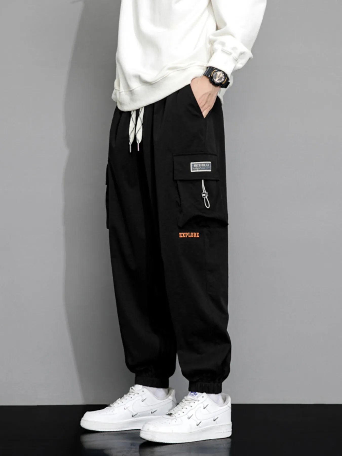 Men's Plus Size Loose Fit Joggers - Farnelli