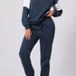 Drop Shoulder Loose Sweatshirt and Joggers Active Set - Farnelli
