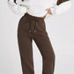 Drop Shoulder Loose Sweatshirt and Joggers Active Set - Farnelli