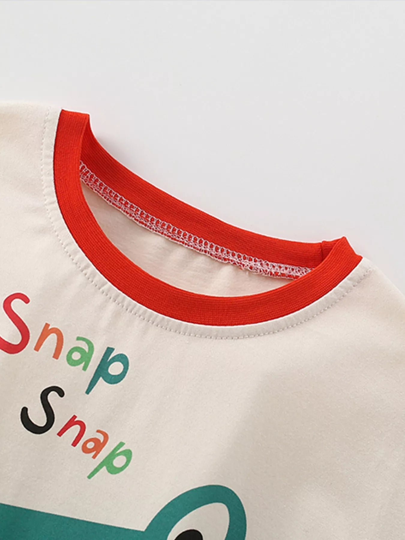 Children's Dinosaur Applique Two-Piece Set - Farnelli