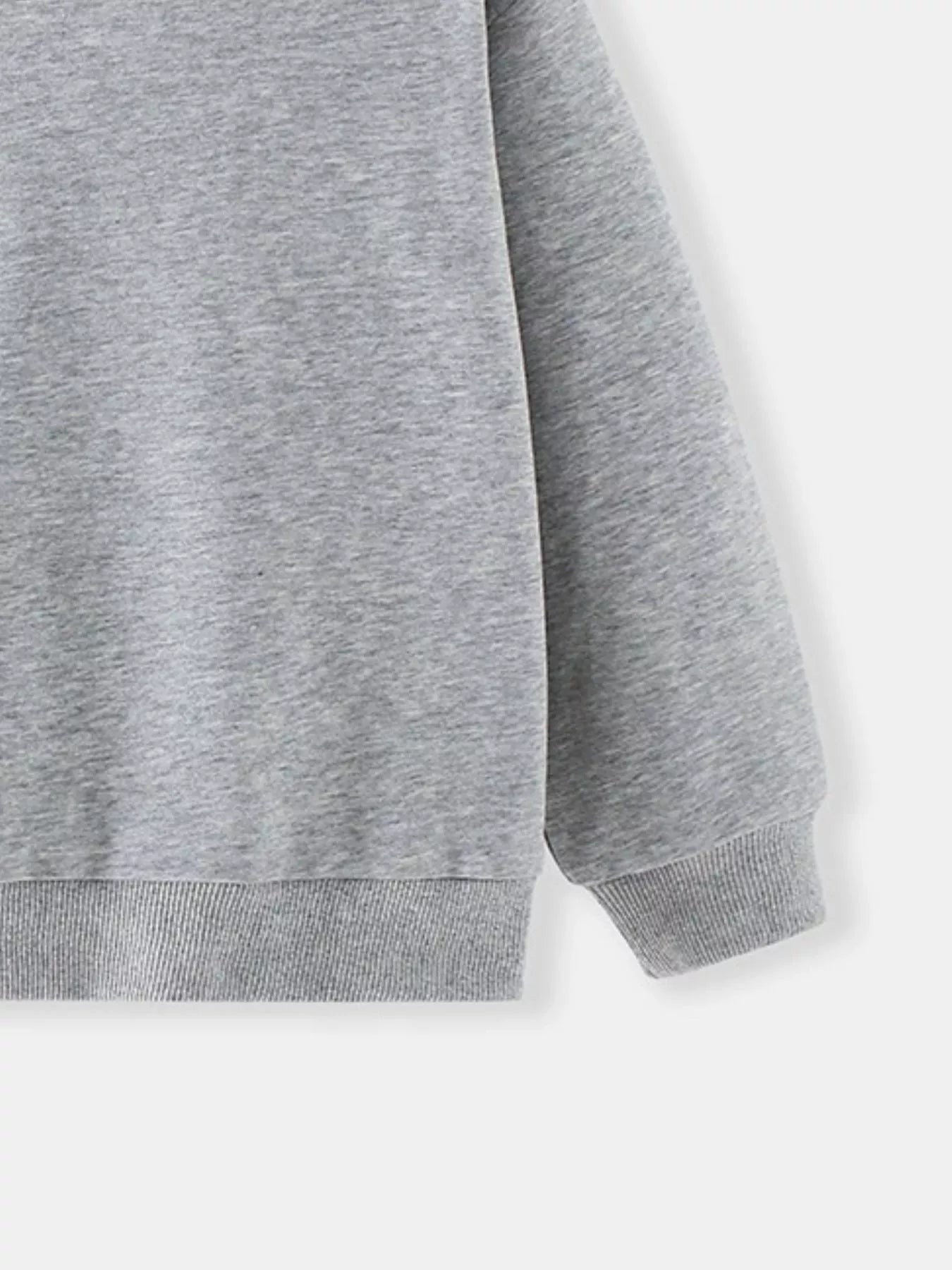 Children's Casual Solid Color Crew Neck Sweatshirt - Farnelli