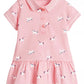 Children's Button Detail Short Sleeve Dress - Farnelli