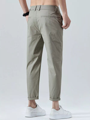 Men's Casual Straight-Leg Cropped Pants - Farnelli