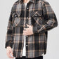 Men's Plaid Button Up Long Sleeve Shirt - Farnelli