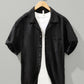 Men's Plus Size Button Up Short Sleeve Shirt - Farnelli