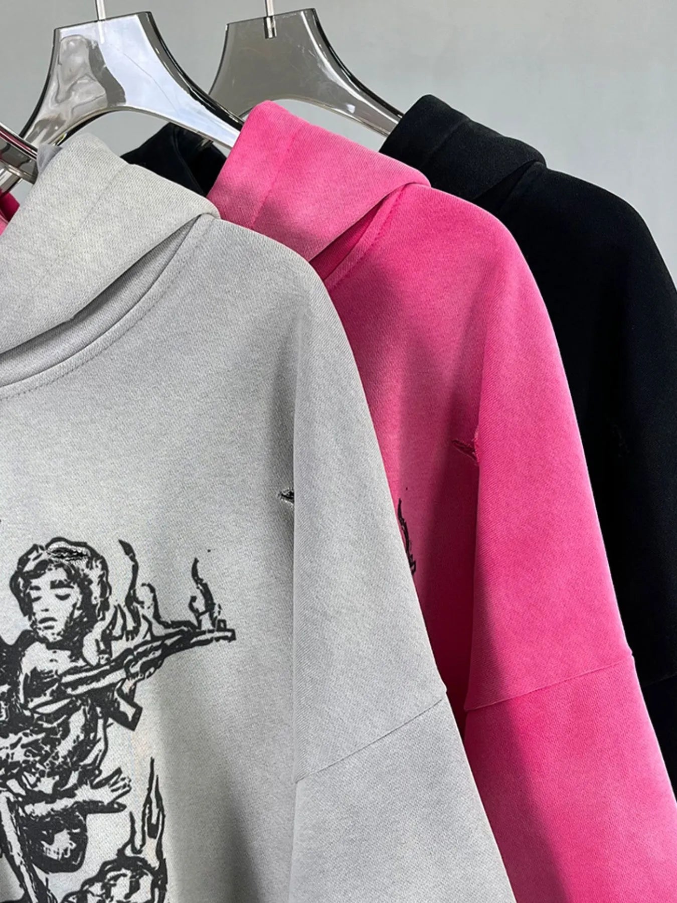 Men's Graphic Long Sleeve Hoodie - Farnelli