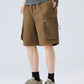 Men's Plus Size Drawstring Loose Fit Cargo Shorts - Farnelli
