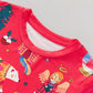 Children's Christmas Print Pajama Set - Farnelli