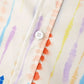 Men's Watercolor Stripe Print Long Sleeve  Shirt - Farnelli