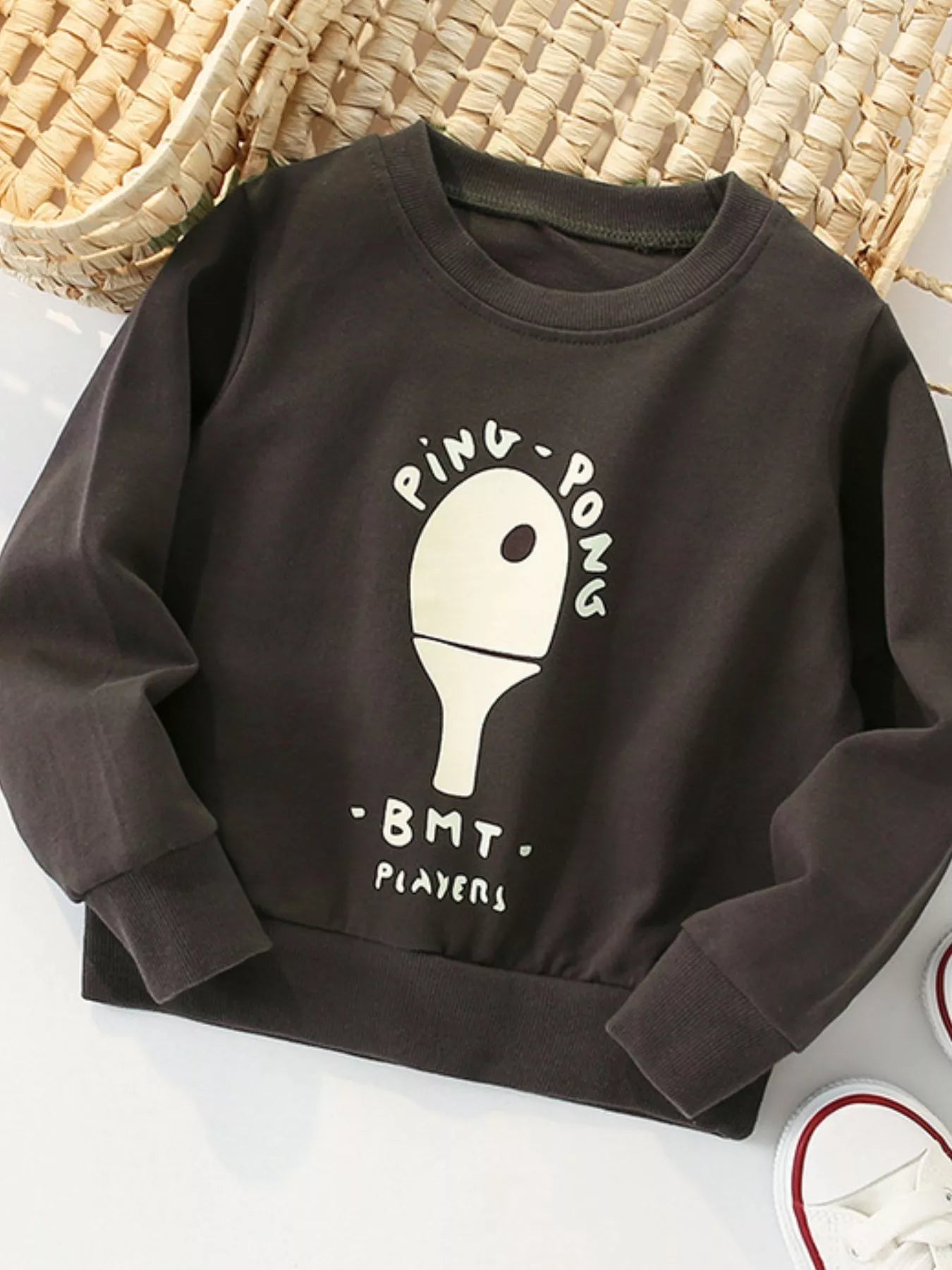 Children's Ping-Pong Graphic Casual Sweatshirt - Farnelli