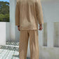 Men's Plus Size Long Sleeve Top and Pants Set - Farnelli