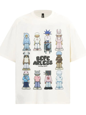 Men's Graphic Round Neck Short Sleeve T-Shirt - Farnelli