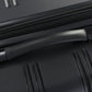 HouseOfZazla black hardside spinner luggage set with TSA lock
