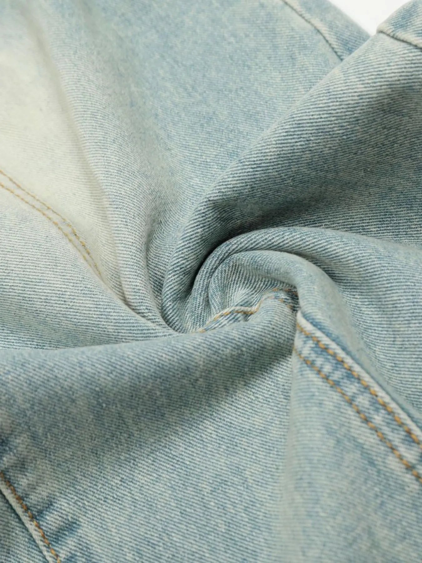 Men's Washed Wide Leg Jeans - Farnelli