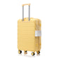 HouseOfZazla 3-piece spinner wheel luggage set with combination locks in assorted sizes
