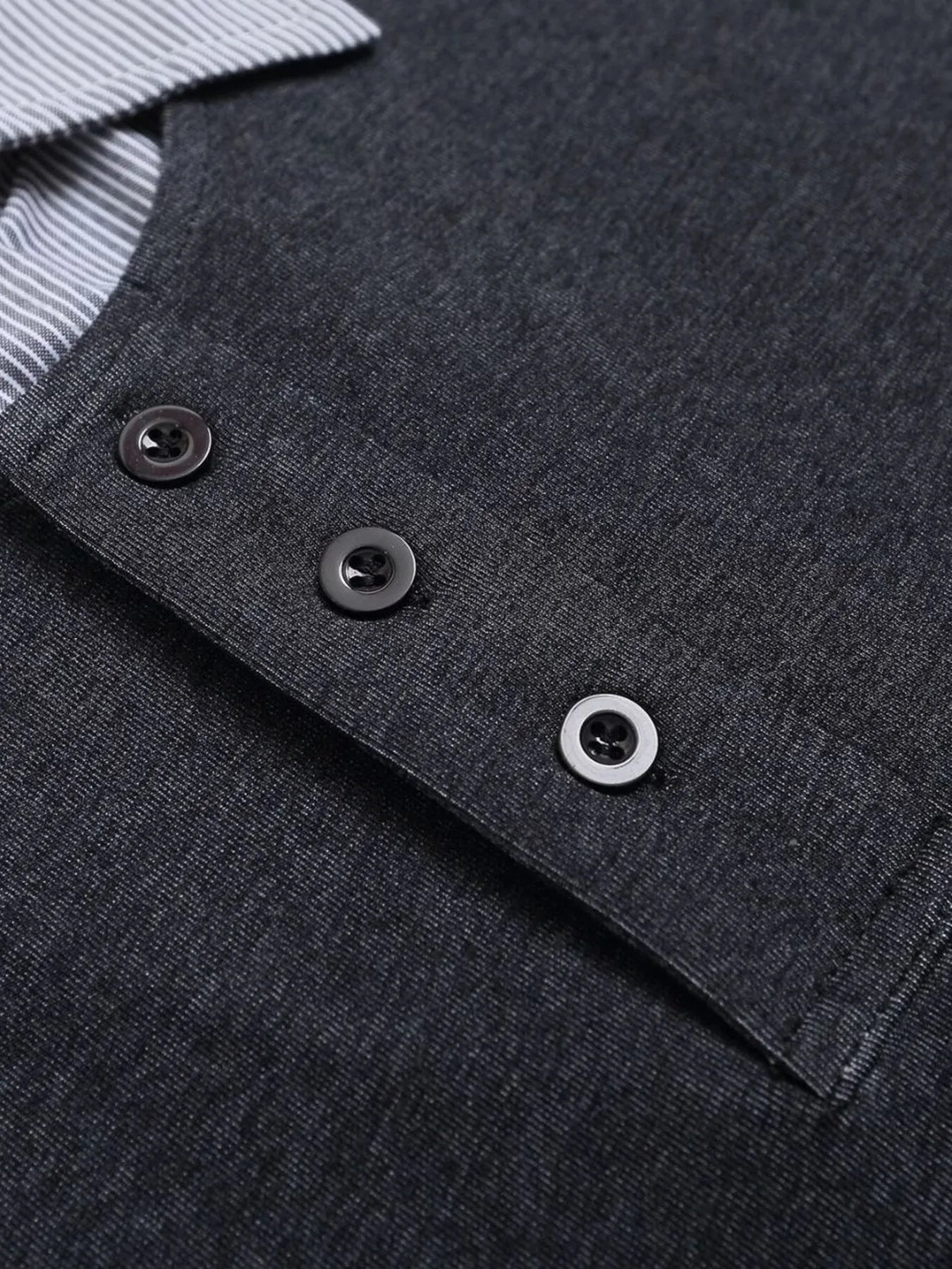 Men's Button Detail Short Sleeve Polo - Farnelli