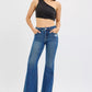 RISEN High Rise Flare Jeans - Farnelli