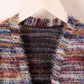 Children's Colorful Knitted Fuzzy Cardigan - Farnelli