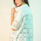 VERY J Plus Size Oversized Crochet Button Down Shirt Top - Farnelli