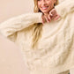 BiBi Checker Board Drop Shoulder Sweater - Farnelli