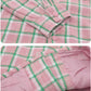 Men's Oversized Plaid Collared Neck Shirt - Farnelli