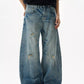 Men's Distressed Loose Fit Jeans - Farnelli