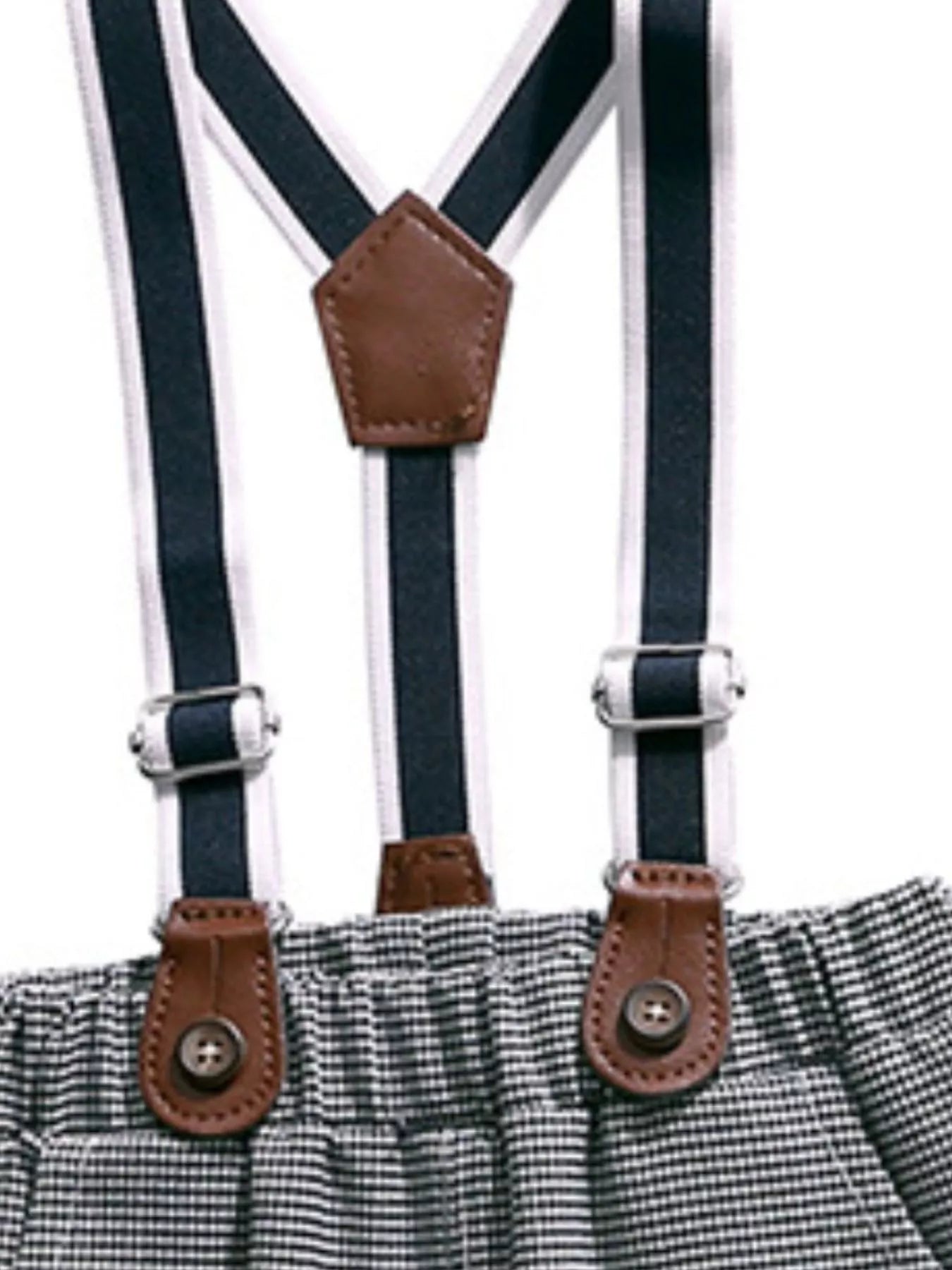 Children's Button Up Shirt and Overall Set - Farnelli