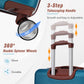 HouseOfZazla 4-piece hardshell luggage set with TSA locks in multiple colors