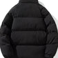 Men's Plus Size Zip Up Long Sleeve Puffer Jacket - Farnelli