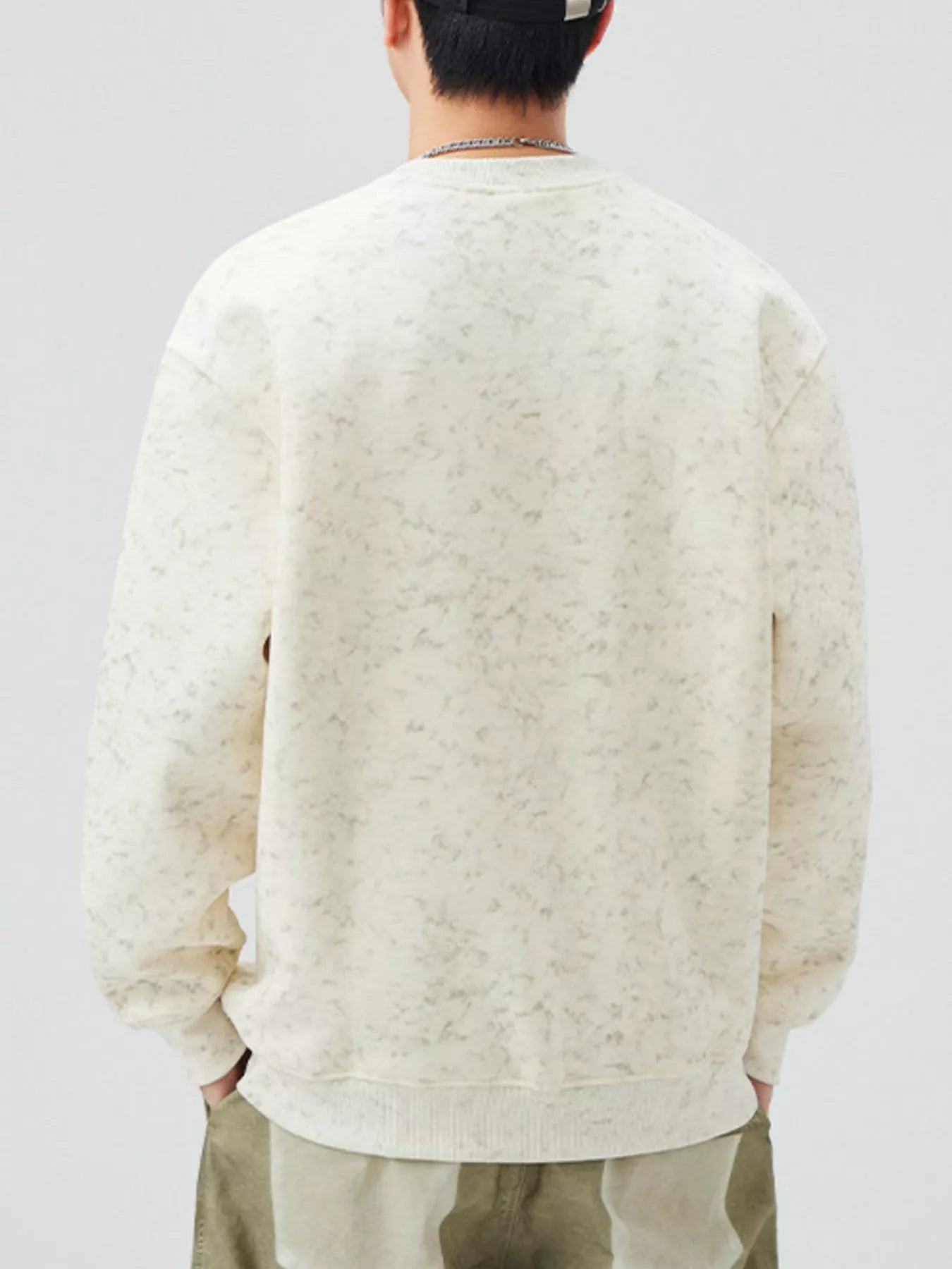 Men's Plus Size Enjoy Round Neck Long Sleeve Sweatshirt - Farnelli