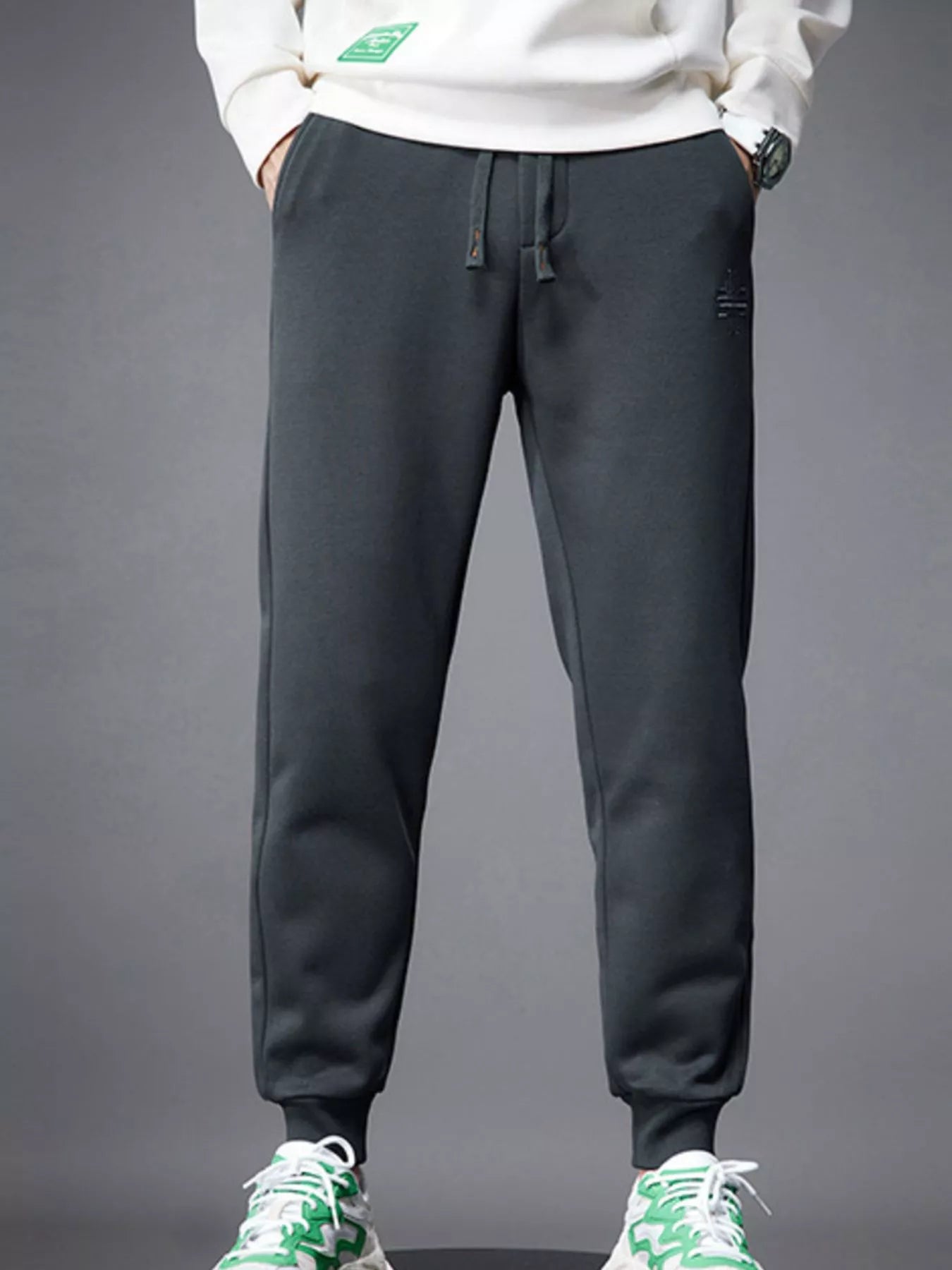 Men's Drawstring Joggers with Pockets - Farnelli
