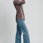 Umgee Side Slit Texture Button Up Shirt - Farnelli