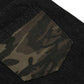 Men's Distressed Camo Trim Denim Bermuda Shorts - Farnelli