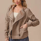 BiBi Textured Woven Rider Jacket - Farnelli