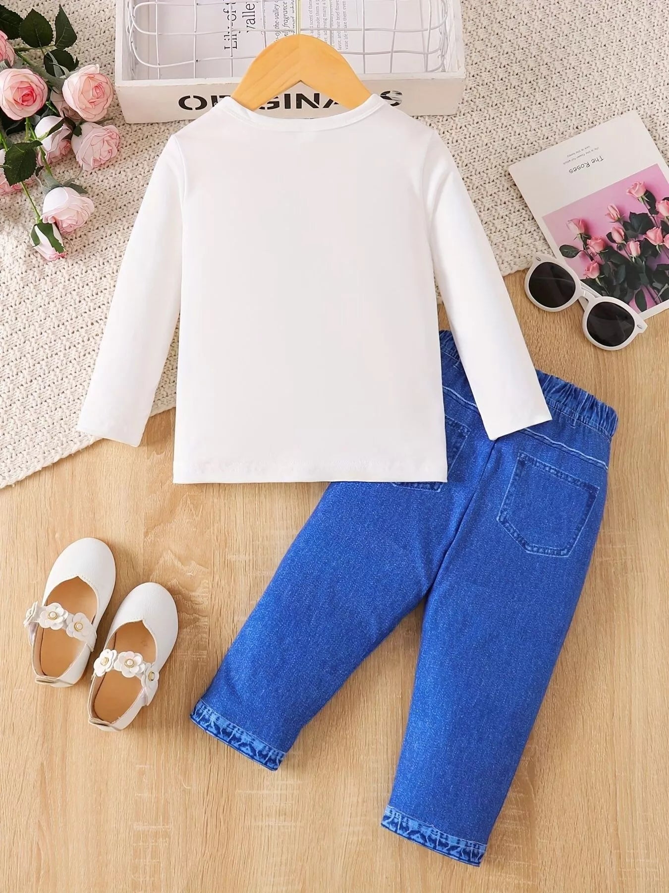 Children's Graphic Long Sleeve Top and Pants Set - Farnelli