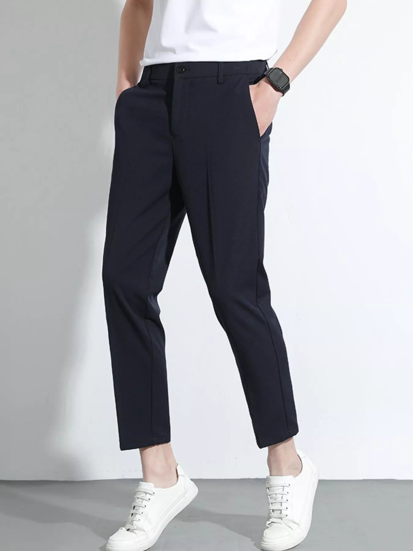Men's Slim Fit Cropped Pants - Farnelli