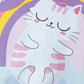 Children's Cartoon Cat Rainbow Graphic Tee - Farnelli