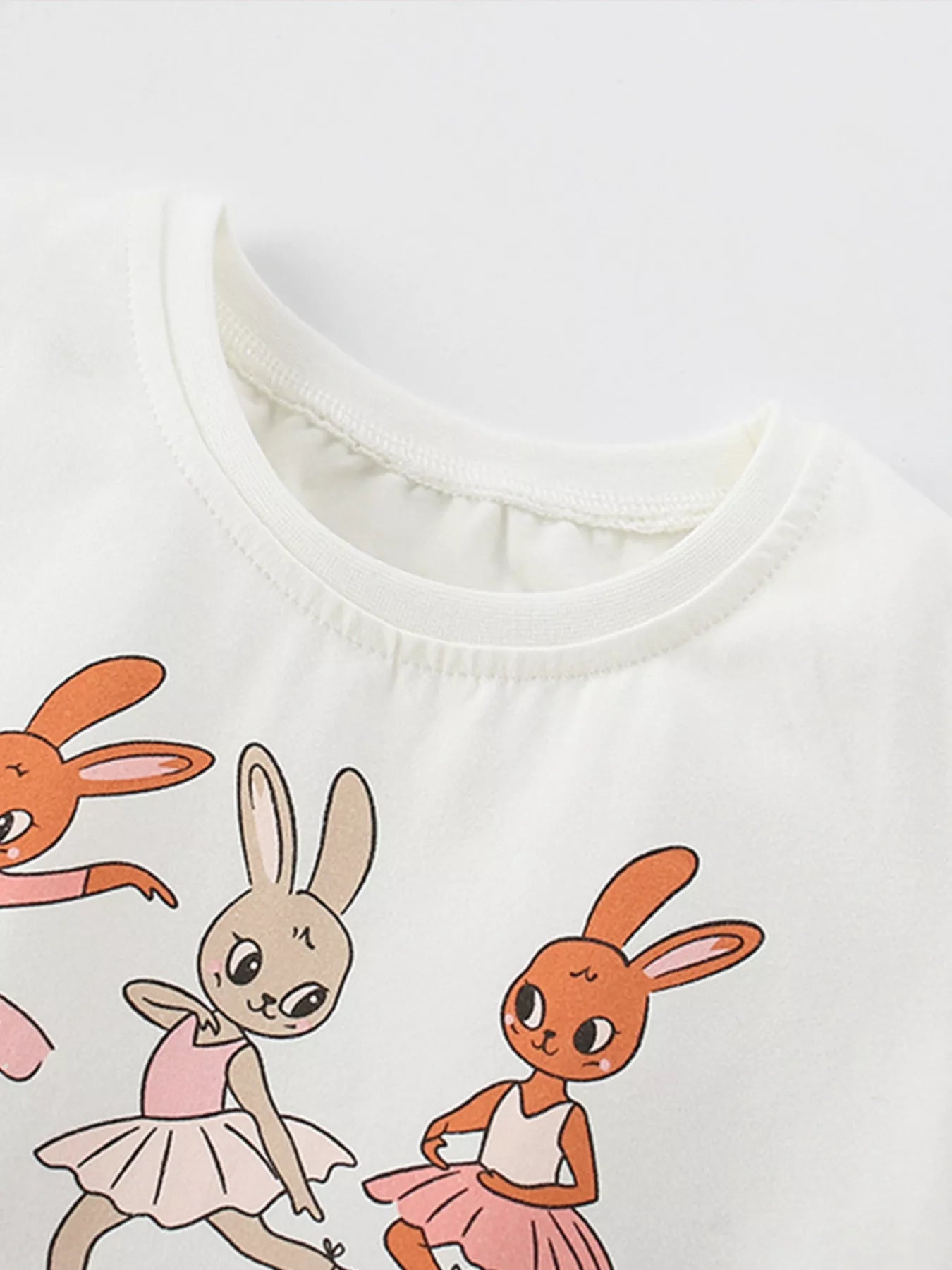 Children's Bunny Graphic Tulle Dress - Farnelli