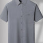 Men's Plus Size Button Up Short Sleeve Shirt and Pants Set - Farnelli
