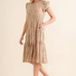 And The Why Boho Printed Tiered Maxi Dress - Farnelli