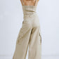 ROYAL AFFAIR WOVEN JUMPSUIT