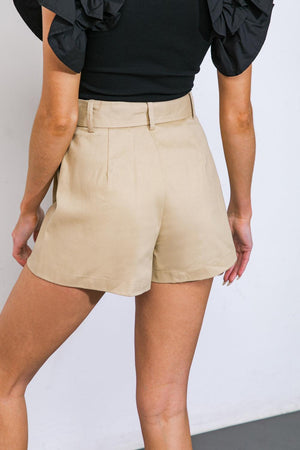 Flying Tomato woven skort shorts with a stylish, patterned design, perfect for casual wear and outdoor activities.