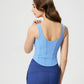 Millennia Round Neck Wide Strap Active Tank with Detachable Chest Pads - Farnelli