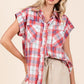 Mittoshop Mineral Wash Plaid Button Down Shirt - Farnelli
